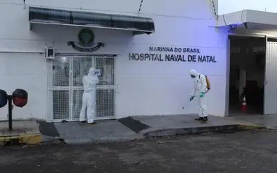 Incêndio atinge laboratório do Hospital Naval e pacientes são transferidos para outra unidade em Natal